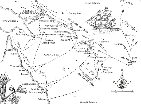 islander labour trade routes
